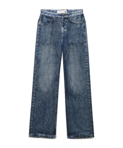 Rag & Bone Jeans With Belt Loops In Blue
