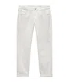 Rag & Bone Nina High Rise Ankle Skinny Jeans In White In Optical White
