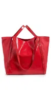 Rag & Bone Jet Tote Poppy Red In Poppy Red