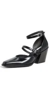 Rag & Bone Joni Mary Jane Heels Blk In Blk