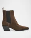 Rag & Bone Brown Joni Chelsea Boots In Drkespsosd