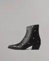 Rag & Bone Joni Grommet Leather Ankle Booties In Multi