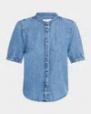 Rag & Bone Jordan Ultra Featherweight Short-sleeve Top In Delmar