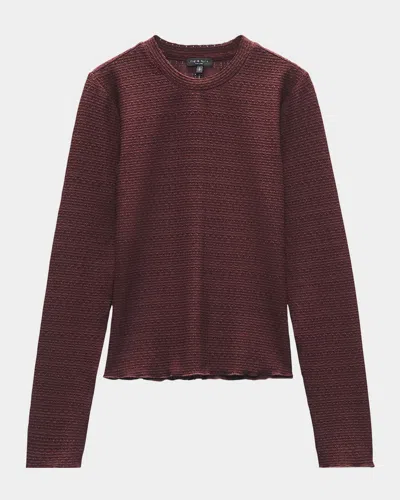 RAG & BONE JULIA LONG-SLEEVE TOP