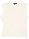 Rag & Bone Julia Textured Muscle Top In Neutrals