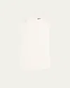 Rag & Bone Julie Gathered High-neck Top In Ivory
