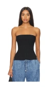 Rag & Bone Women's Kaela Strapless Tube Top In 블랙