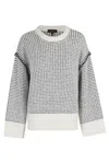 Rag & Bone Katie Stripe Long Sleeve Pullover Ivorymult In Ivorymult