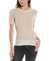 Rag & Bone Kilee Striped Ribbed Cotton-blend Top In Brown