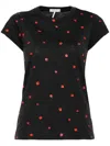 Rag & Bone Allover Ladybug Tee In Black