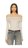 Rag & Bone Langarm-oberteil Luca In Taupe