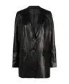 Rag & Bone Lapel Single-breasted Leather Jacket