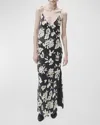 Rag & Bone Black Larissa Midi Dress In Blkflrl