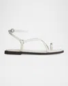 Rag & Bone Leather Geo Strappy Toe-ring Sandals