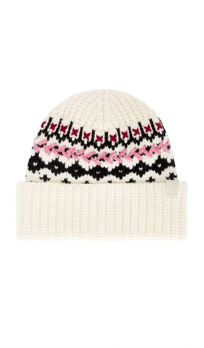 Rag & Bone Leigh Fair Isle Beanie In Ivory/multi
