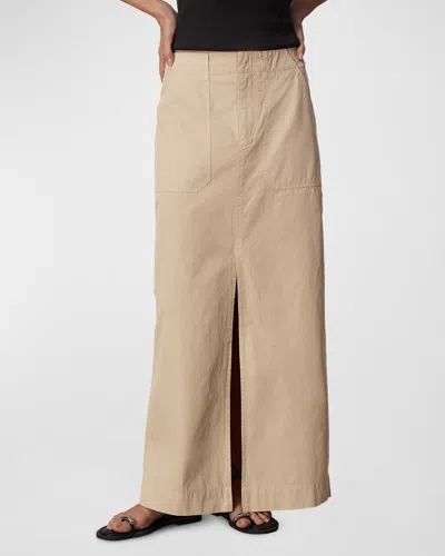 Rag & Bone Leyton Maxi Skirt In Khaki