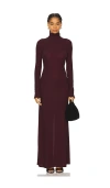 Rag & Bone Lilith Maxi Dress In Burgundy