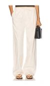 Rag & Bone Logan Linen Beach Pant In 象牙白