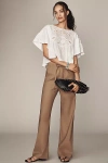 Rag & Bone Logan Linen Blend Beach Pants In Brown