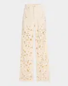 Shop Rag & Bone Logan Mid-rise Floral Cut-out Jeans