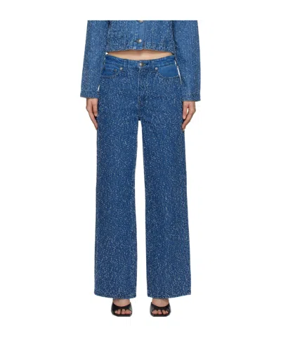 Rag & Bone Logan Mid-rise Wide-leg Jeans In Blue