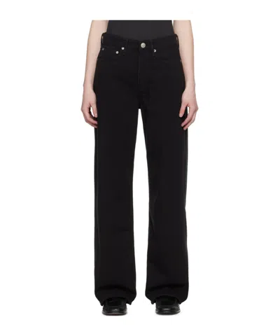 Rag & Bone Logan Wide-leg Trousers In Black