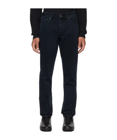Rag & Bone Logo Denim Pants In Black