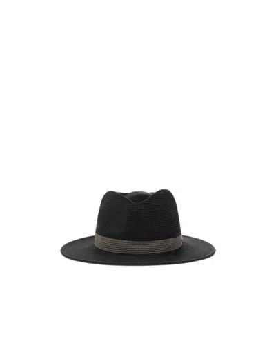 Rag & Bone Logo Hat In Black