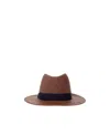Rag & Bone Logo Hat In Brown