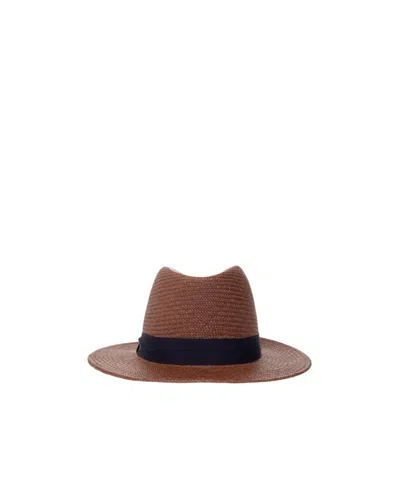 Rag & Bone Logo Hat In Brown