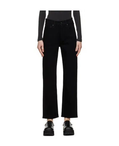 Rag & Bone Logo Jeans In Black