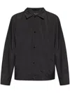 Rag & Bone Logo-patch Shirt Jacket In Black