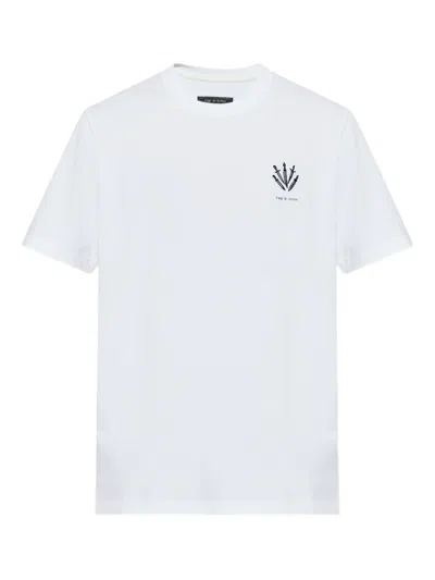 Rag & Bone Logo-print T-shirt In 白色