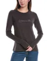 Rag & Bone Logo Stud T-shirt In Black