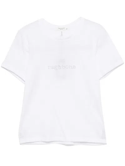 RAG & BONE LOGO-STUD T-SHIRT