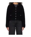 Rag & Bone Long-sleeved Cardigan In Black