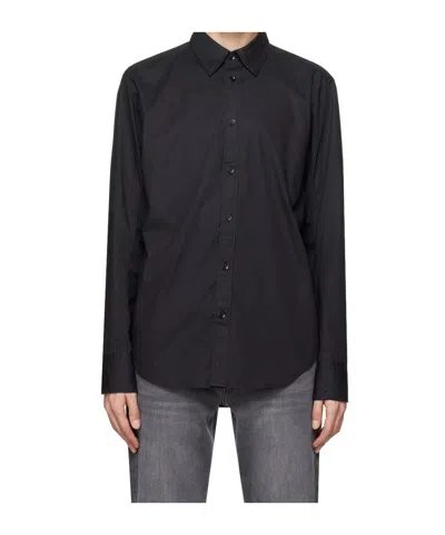 Rag & Bone Long-sleeved Shirt In Black