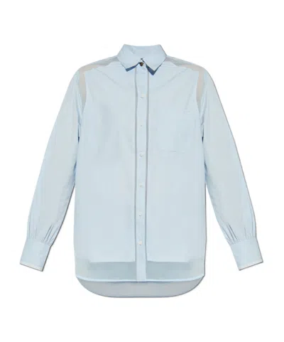 Rag & Bone Long-sleeved Shirt In Blue