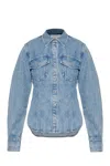 Rag & Bone Annie Denim Shirt In Blue