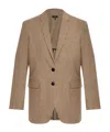 Rag & Bone Long-sleeved Suit Coat In Brown