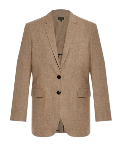 Rag & Bone Long-sleeved Suit Coat In Brown