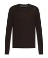 Rag & Bone Long-sleeved Sweater In Black
