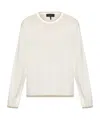Rag & Bone Long-sleeved Sweater In White