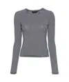Rag & Bone Long-sleeved T-shirt In Black/white