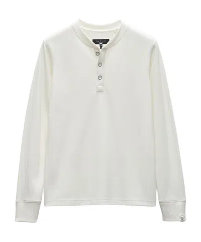 Rag & Bone Long Sleeved T-shirt In White