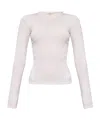 Rag & Bone Long-sleeved T-shirt In White