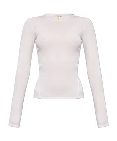 Rag & Bone Long-sleeved T-shirt In White