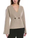 Rag & Bone Lori Wool-blend Cardigan In Beige