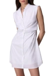 RAG & BONE LOUISA SLEEVELESS POPLIN SHIRTDRESS