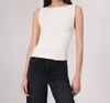 Rag & Bone Luca Shirred Tank In White